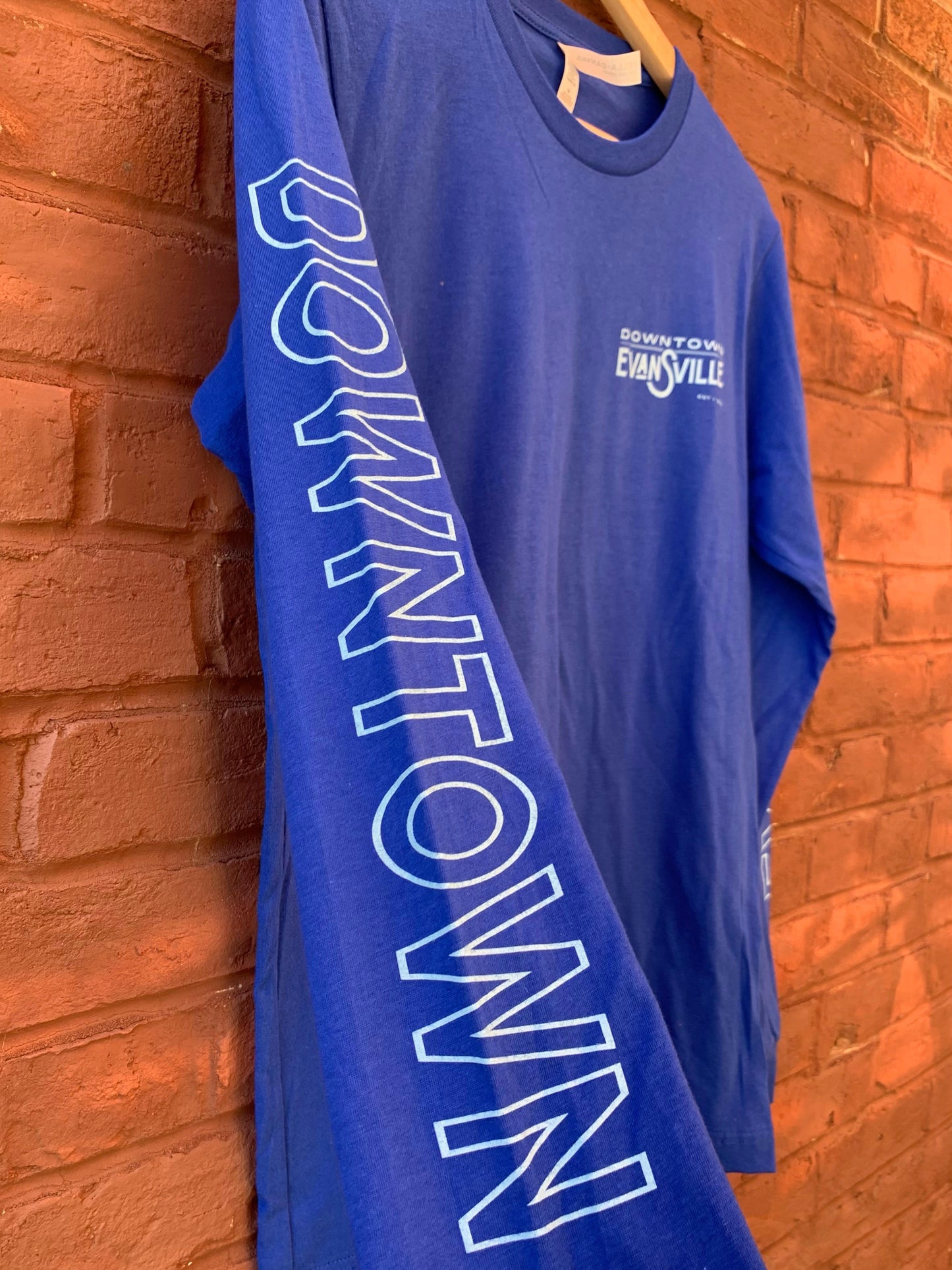 Blue Long Sleeve T-shirt